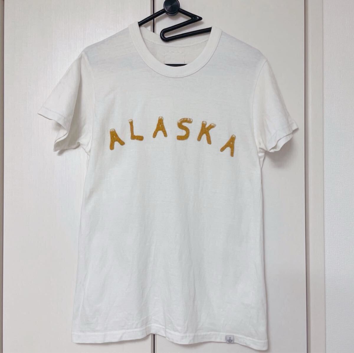 visvim Tシャツ ★ カットソー ヴィズビム 白 ホワイト ALASKA 刺繍 半袖 1 即決あり 送料無料 希少 レア 匿名配送 多数出品 半袖拍卖