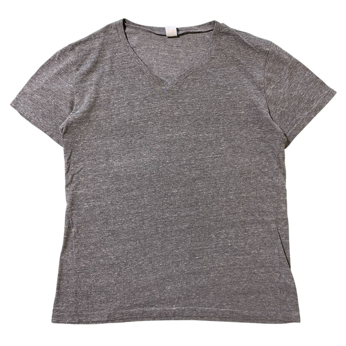 アメリカ古着 BDG 半袖 Tシャツ Vネック 無地 グレー ブランク Lサイズ US古着 【I2135】拍卖