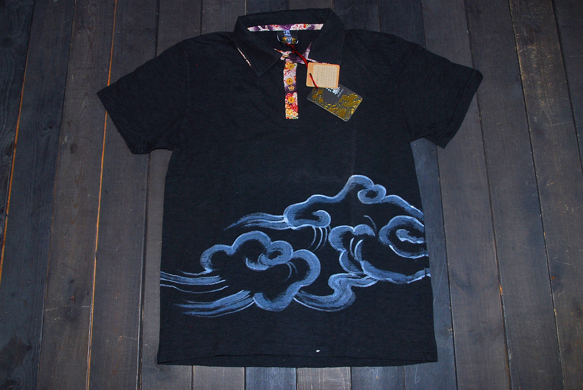 ATT24★形とても良い!★酒楽★黒/ブラック/★М★倉庫保管の未使用品★存在感抜群!★半袖Tシャツ★シルエット抜群!拍卖