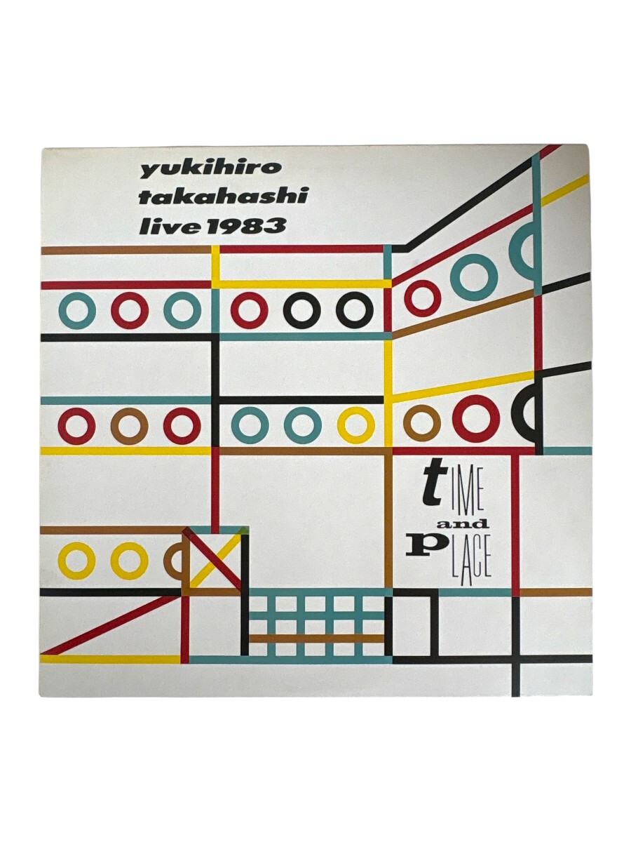 高橋幸宏 レコード 【TIME AND PLACE】 1983 LIVE LP YENレコードYLR-28015 送料無料 中古拍卖
