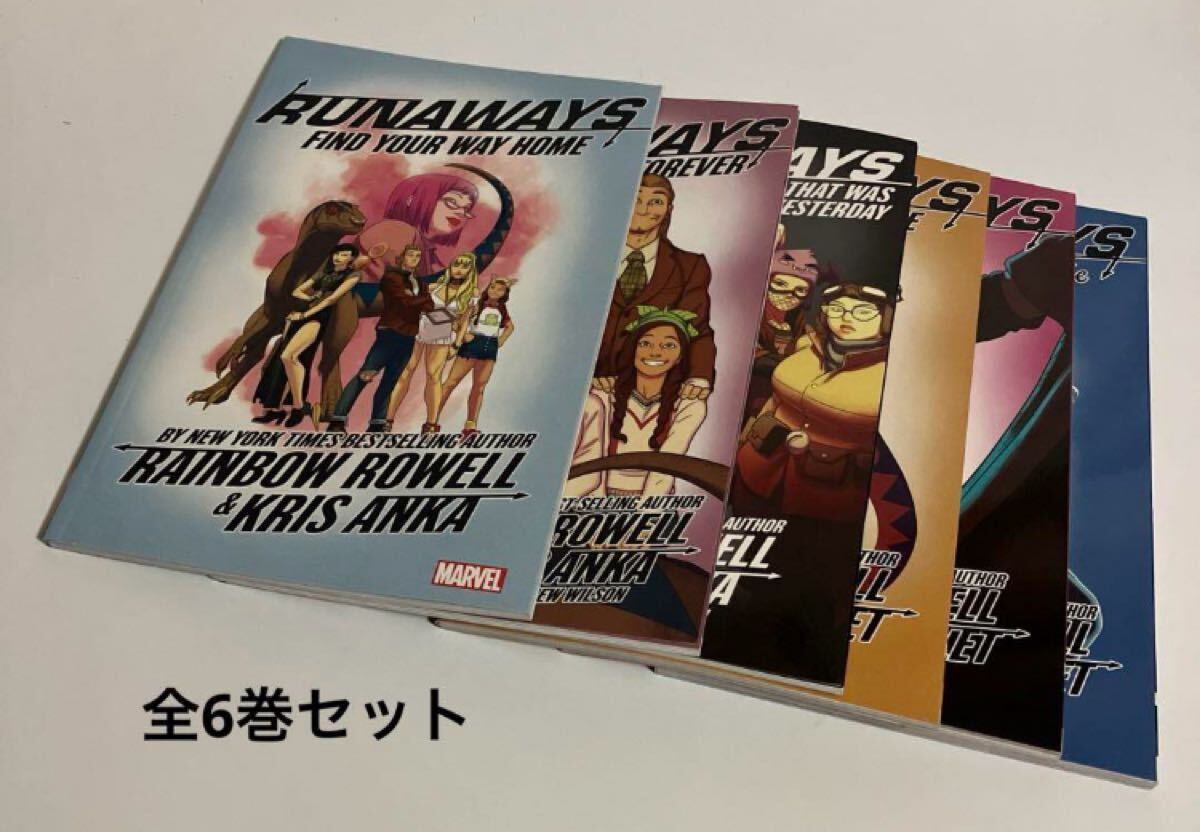 アメコミ・英語 全6巻セット RUNAWAYS ランナウェイズ 20240812YAMA-A4(Y)拍卖