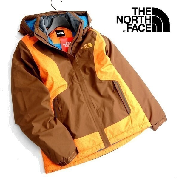 THE NORTH FACE ノースフェイス 新品 定2.7万 撥水 裏地中綿キルティング ジャケット パーカー SF81 BRW 85/M ▲043▼kkf1490c拍卖