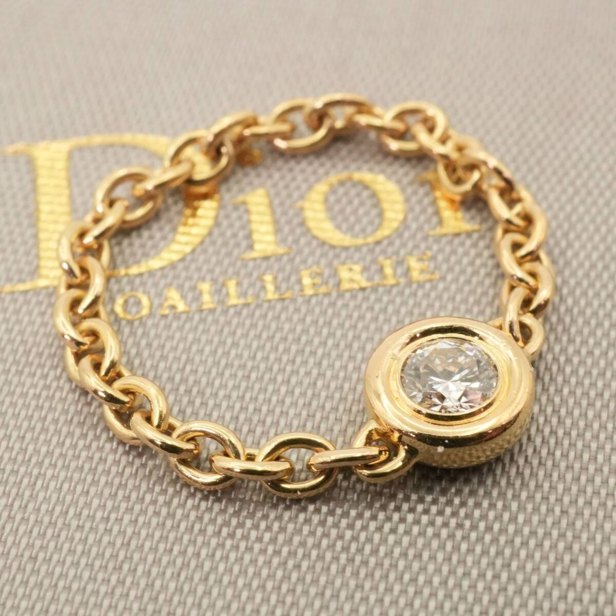 ディオール マキシウィ ミミウィ ダイヤ リング ピンキー/25-115箱拍卖