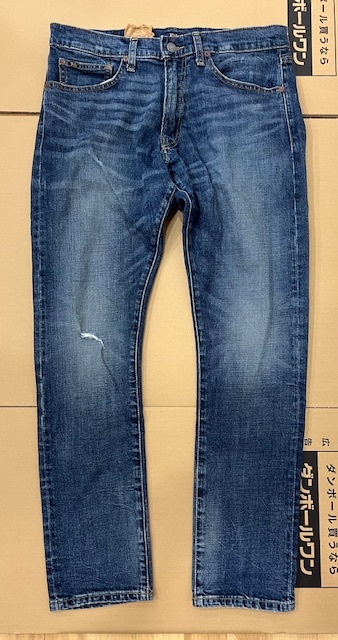 G「28781」Polo Ralph Lauren/ポロラルフローレン Sullivan Slim/サリバンスリム 33×22 175/86A ジーンズ デニムパンツ拍卖