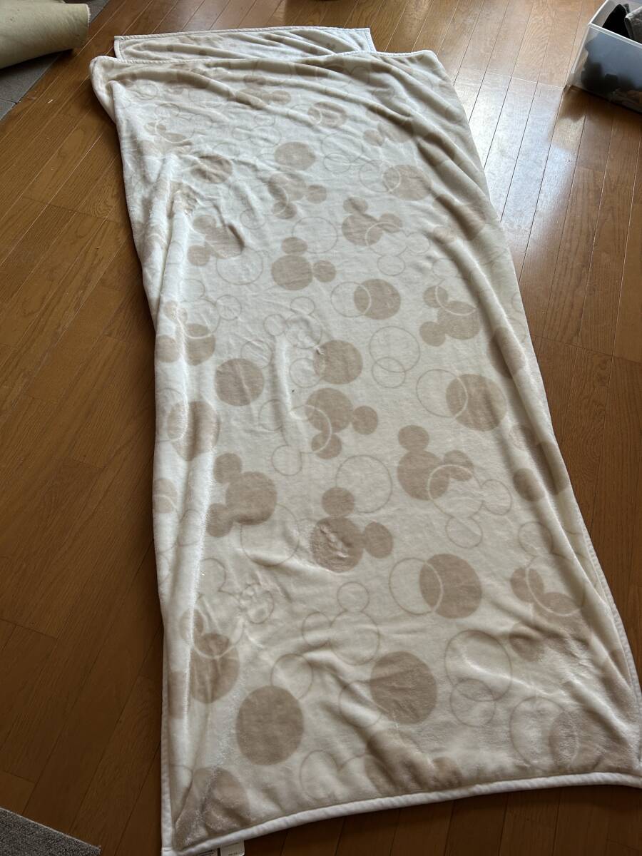 つつ毛布 ミッキー 足が出ない あったか ベルメゾン拍卖