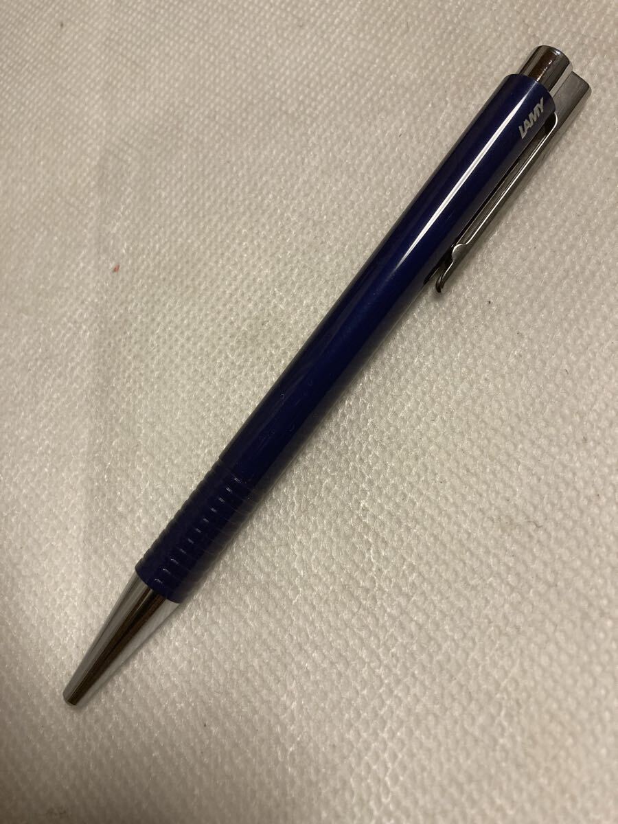 ◆ ラミー 【LAMY】 logo plastic ロゴプラス M ブルー + 純正リフィルM16(ブルー)1本付 ◆拍卖