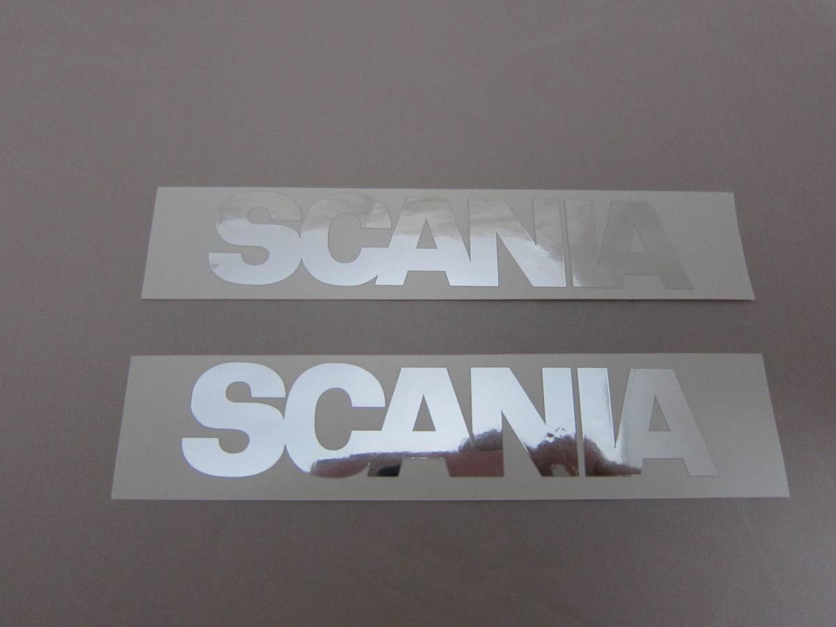 SCANIA スカニア 鏡面タイプステッカー バイザー2枚拍卖