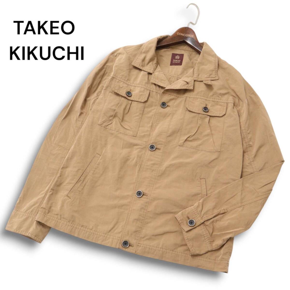 TAKEO KIKUCHI タケオキクチ 通年★ 長袖 ワーク ジャケット ブルゾン Sz.4 メンズ拍卖