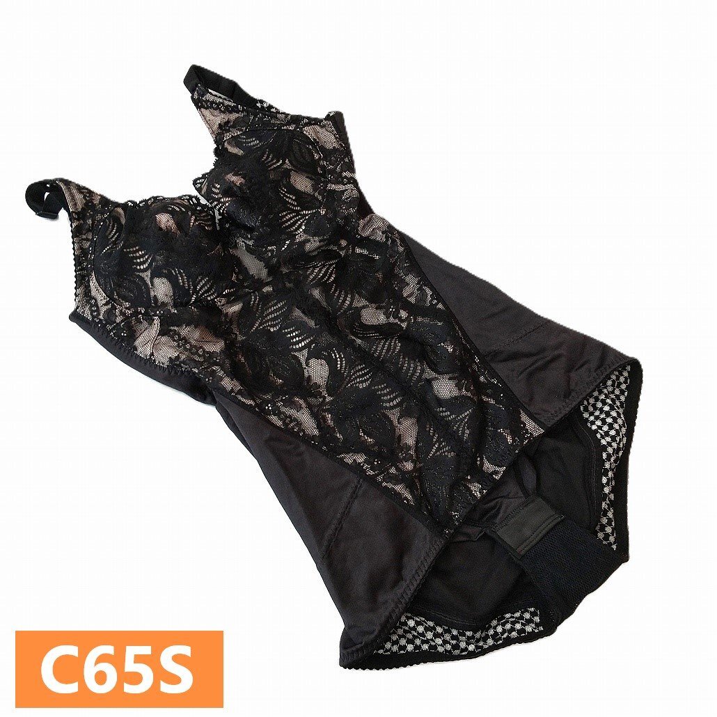 マルコ ボディスーツ C65S カリーユ ブラック 絹 シルク 良品 美品 USED 黒 ボディースーツ ♪M177 拍卖