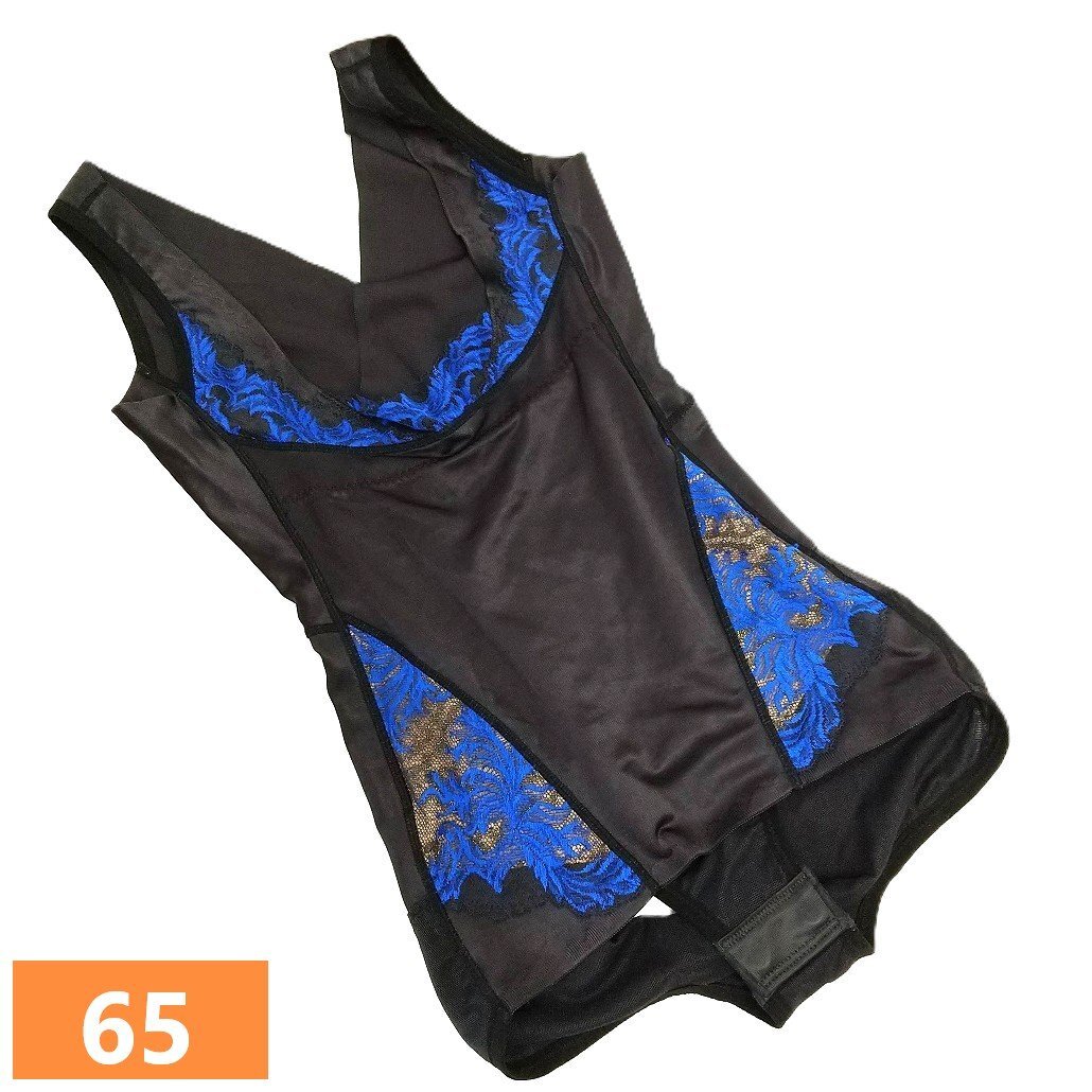 良品 マルコ カーヴィシャス ボディシェイプスーツ 65 ブラック 黒 補整 補正 日本製 USED m1996拍卖