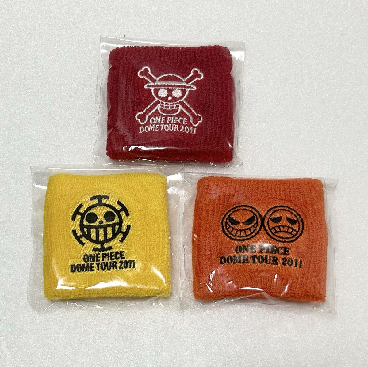 ONEPIECE ワンピース ドームツアー 会場限定 リストバンド セット ロー エース 麦わらの一味 ルフィ拍卖