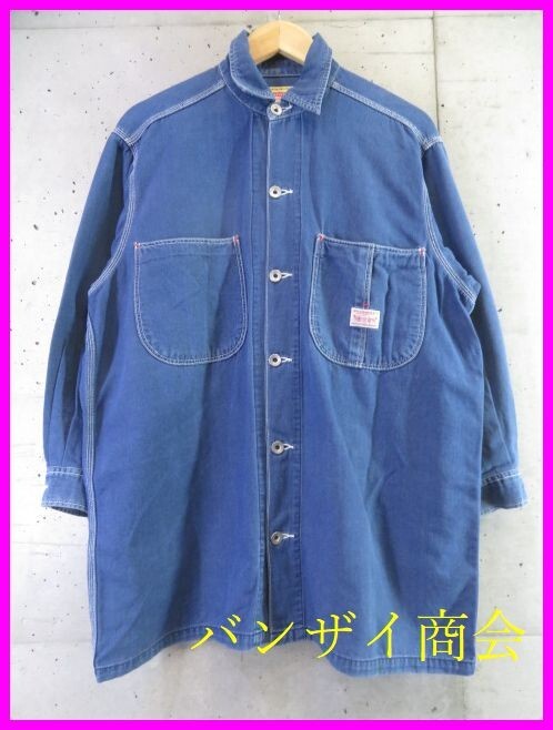 2280s10◆良品です◆Levi's リーバイス カバーオール 長袖デニムシャツ M/ジャケット/ジージャン/ジーンズ/パンツ/ダンガリーシャツ拍卖