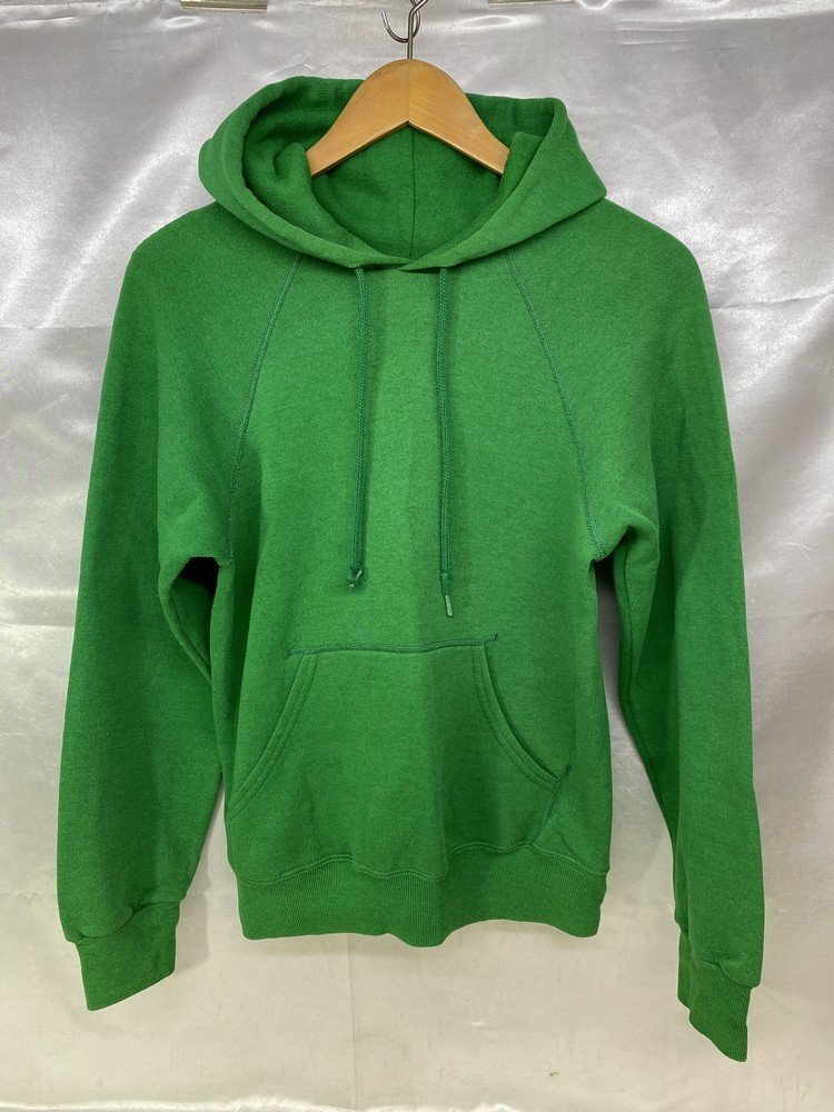 BASSETT WALKER バセットウォーカー 80s 90s USA製 パーカー 背面プリント サイズ: S カラー: グリーン系 レディース トップス拍卖