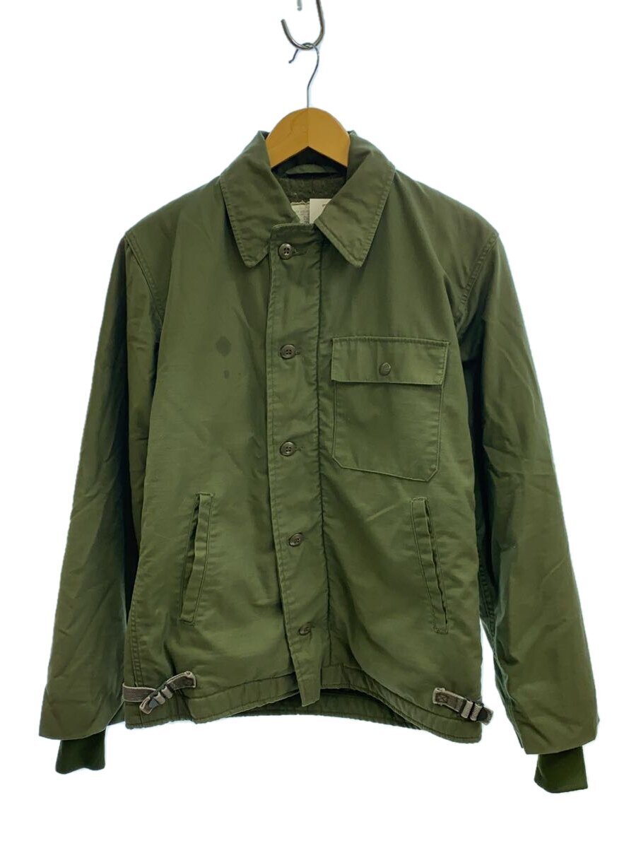 US.NAVY◆A-2/デッキジャケット/S/コットン/KHK/8415-10-753-5611拍卖