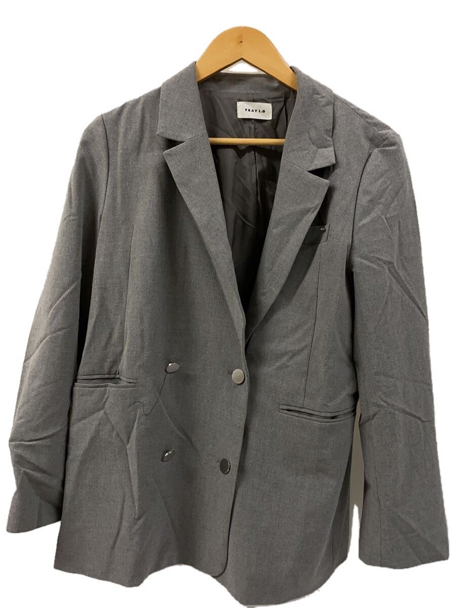 FRAY I.D◆テーラードジャケット/1/ポリエステル/GRY/fwfj251047/25ss拍卖