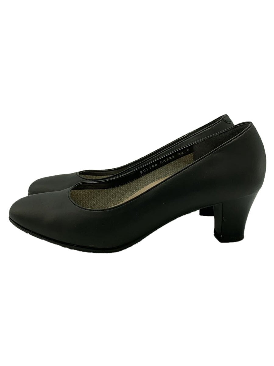 LIBERTY HOUSE◆パンプス/24cm/BLK/レザー/LH-335/GORE-TEX拍卖