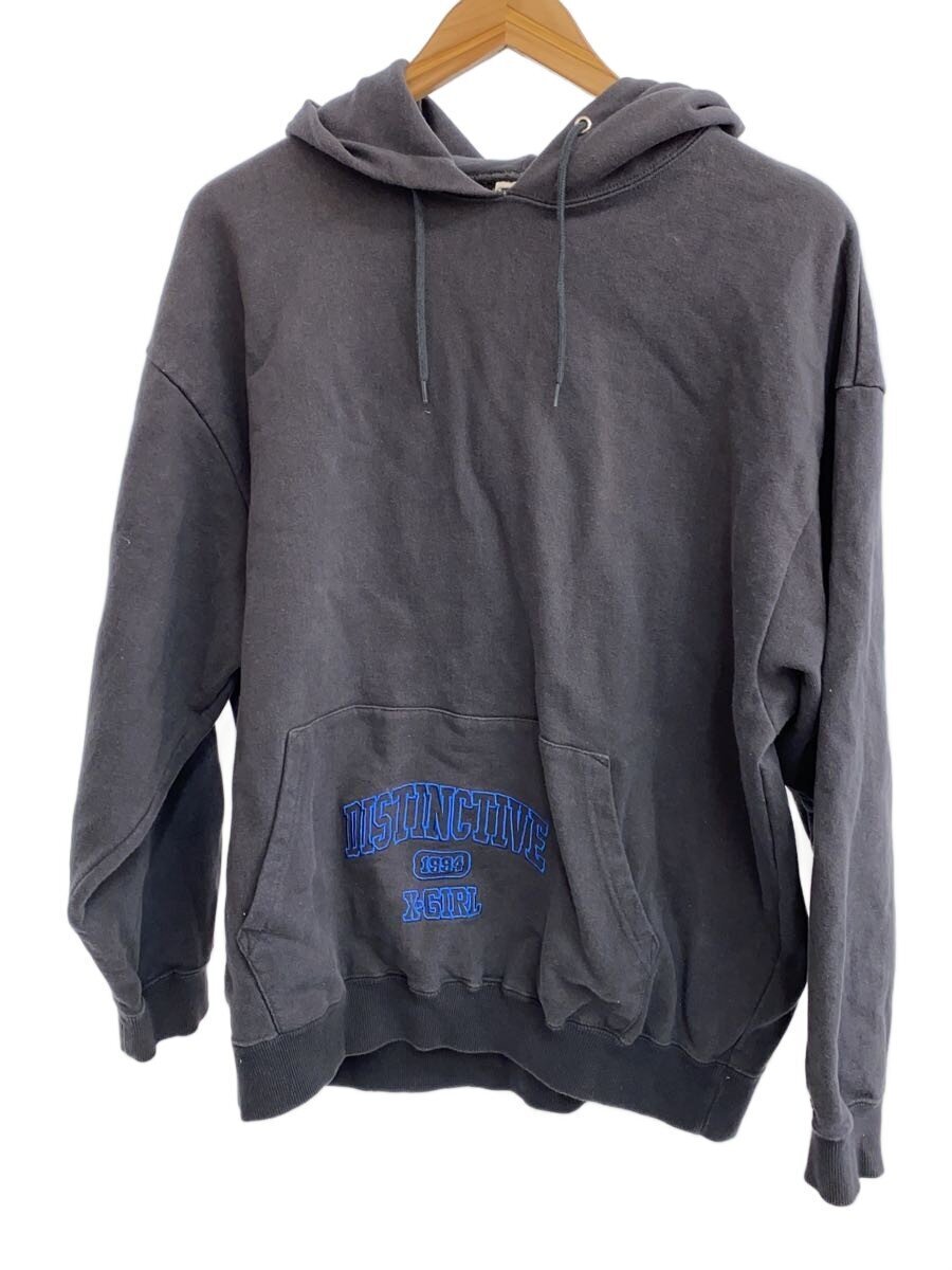 X-girl◆パーカー/S/コットン/GRY/無地/105224012012拍卖