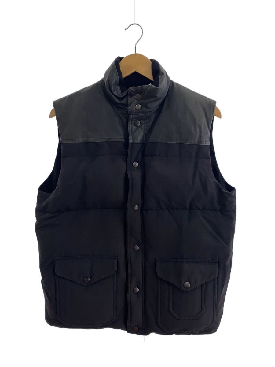 EDIFICE◆ダウンベスト/L/ウール/BLK/無地//拍卖