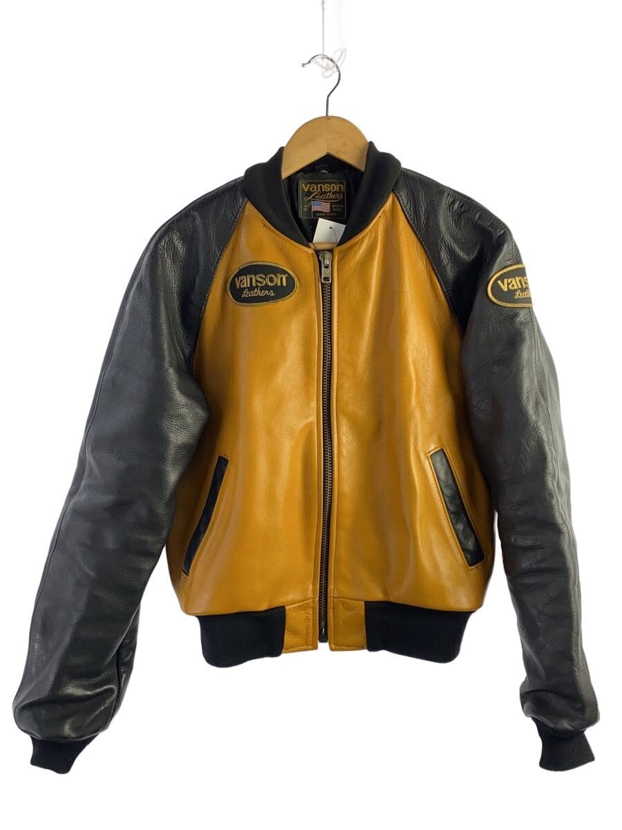 VANSON◆レザージャケット・ブルゾン/36/レザー/ORN拍卖