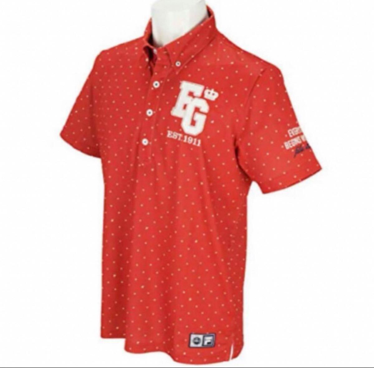 送料無料 新品 FILA フィラ メンズ ゴルフ 半袖 シャツ L拍卖