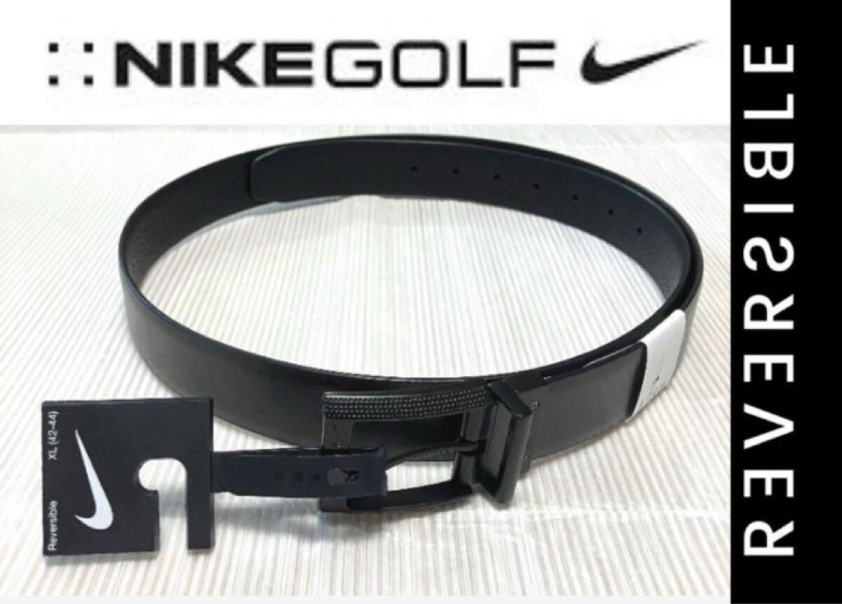 送料無料 新品 NIKE ゴルフ リバーシブル ベルト XL (42-44)拍卖