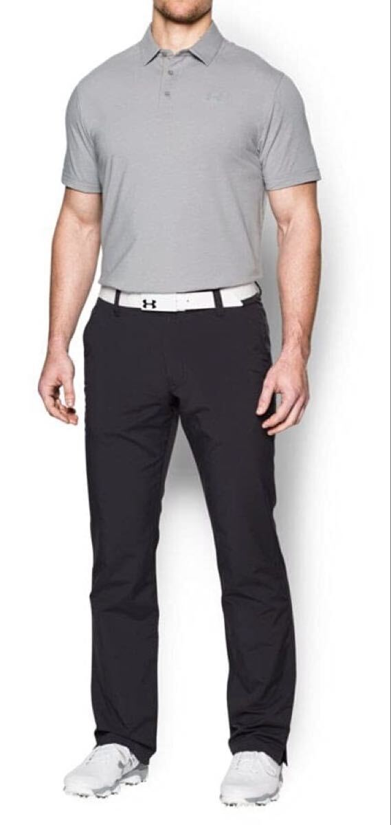 送料無料 新品 underarmourゴルフポロシャツ チャージド コットン L拍卖