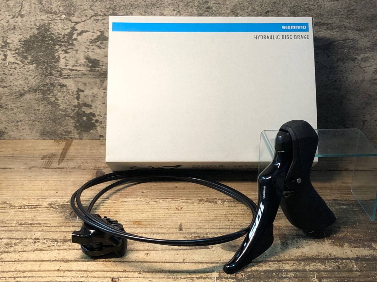 JI633 シマノ SHIMANO 105 ST-R7120 BR-R7170 左STIレバー ディスクブレーキキャリパーセット 油圧拍卖