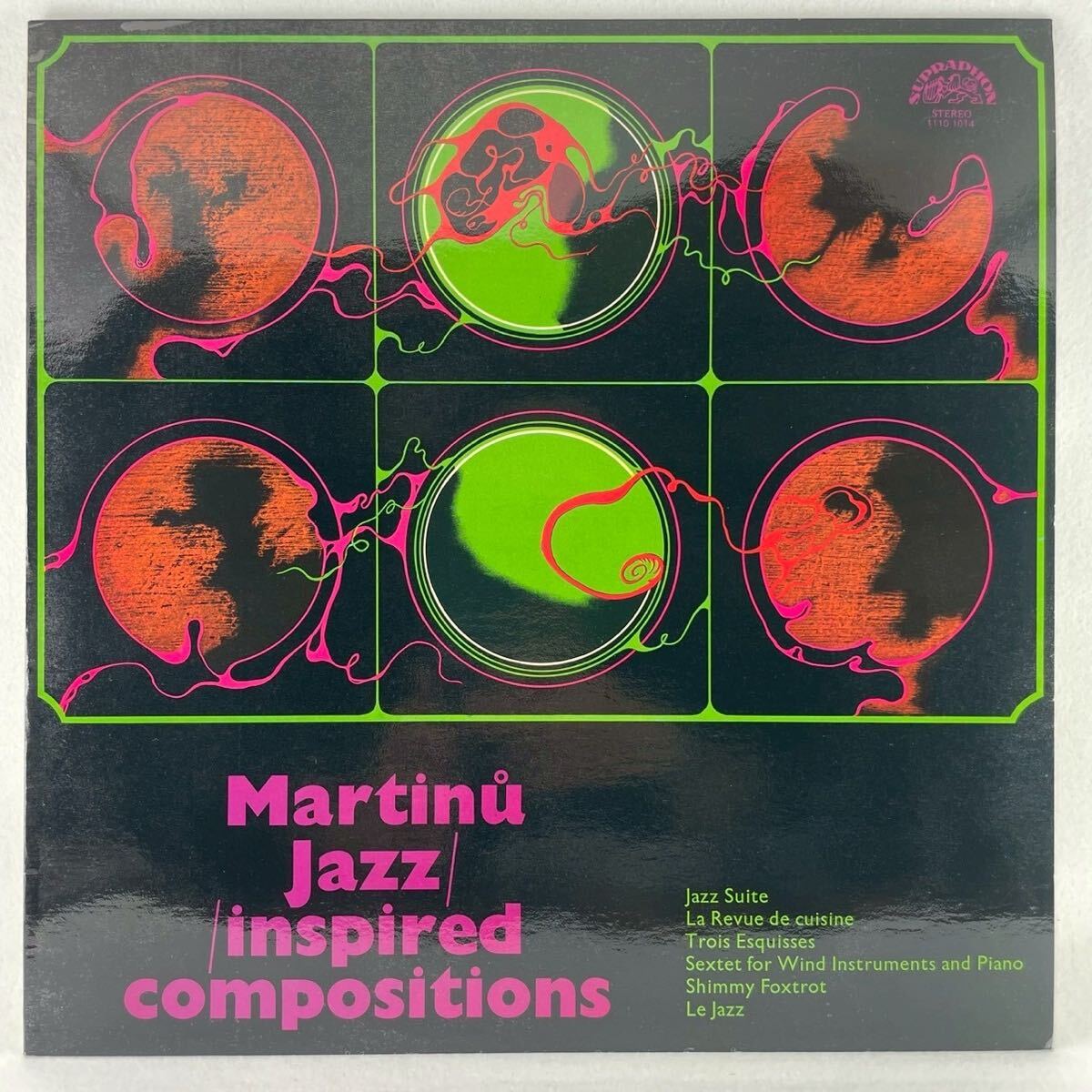 チェコスロバキアSupraphon:1101014/ボスブラフ・マルティヌー:ジャズインスパイア作品集/プラハ交響楽団 ほか/'72録音/E192拍卖