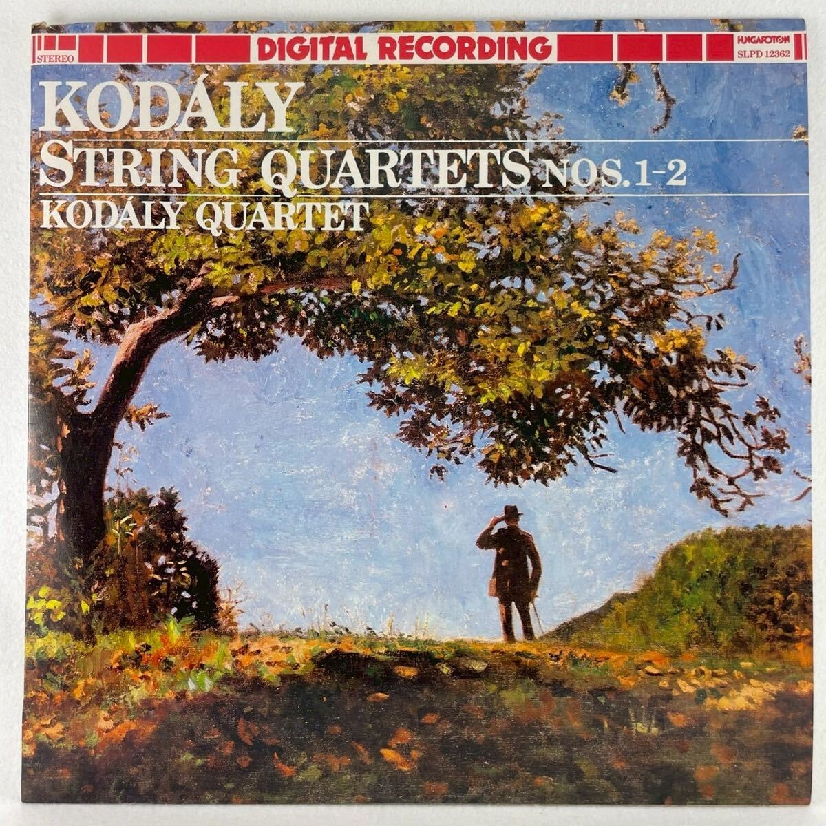 ハンガリーHungaroton SLPD12362/コダーイ:弦楽四重奏曲第1番・第2番/コダーイ・カルテット/リーフレット付き/'82録音/F4拍卖