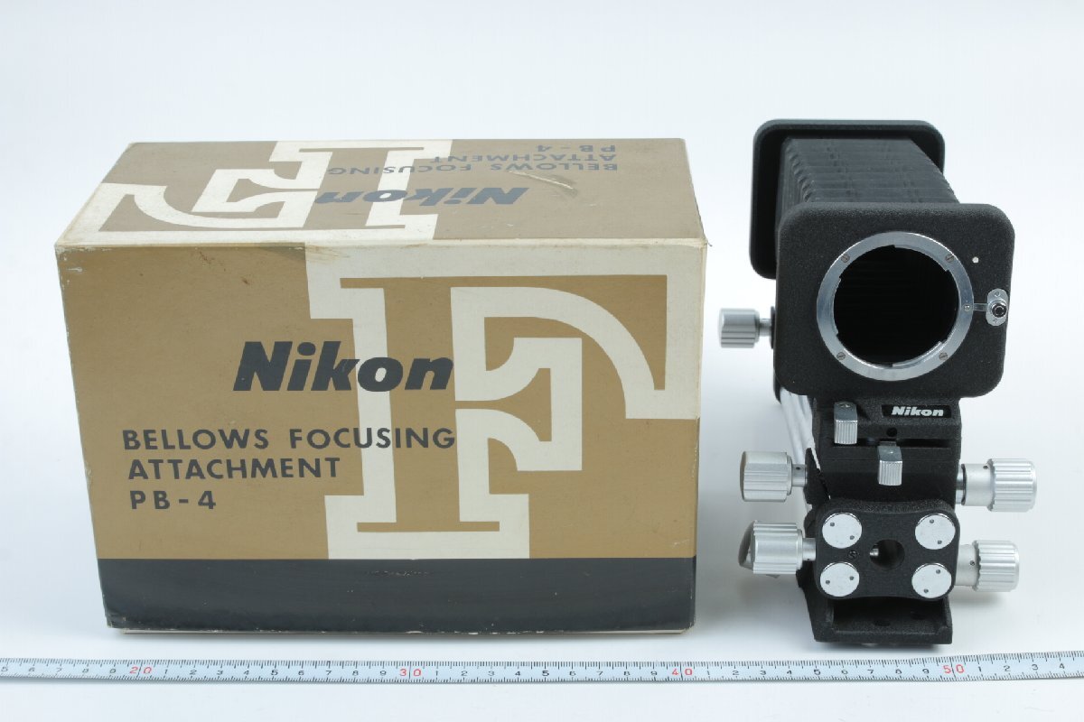 ※ 純正品 Nikon ニコン ベローズ フォーカシング アタッチメント Bellows Focusing Attachment PB-4 Fマウント あおり 箱付 d1398拍卖