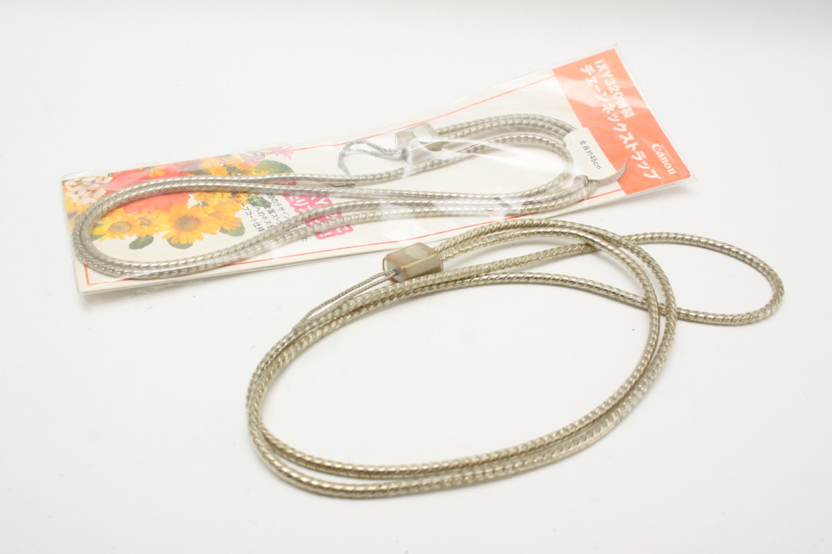 ※ 新品 中古 純正品 各1個 2個セット メタルストラップ 金属ストラップ Canon キャノン CHAINSTRAP IXY 45㎜ KA0616拍卖