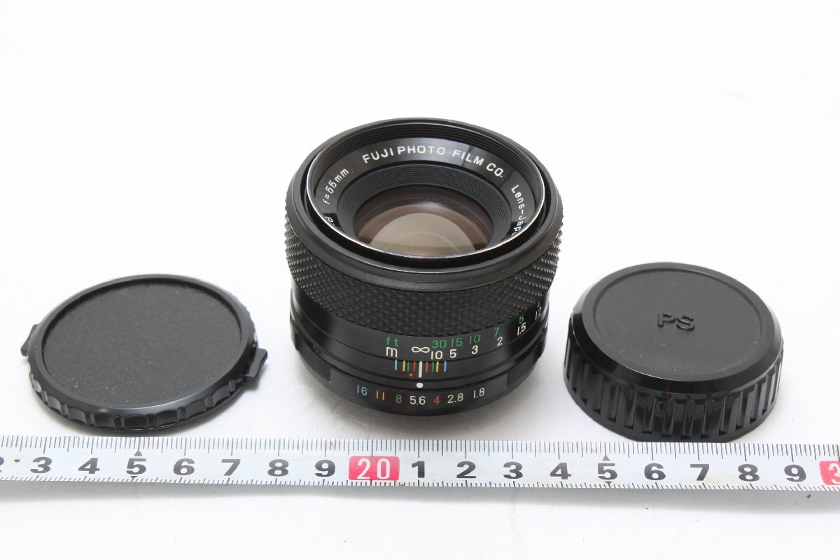 ※ 希少品 M42マウント フジ FUJI 55mm f1.8 フジノン フジフィルム EBC FUJINON FUJI FILM 前後キャップ付 3737拍卖