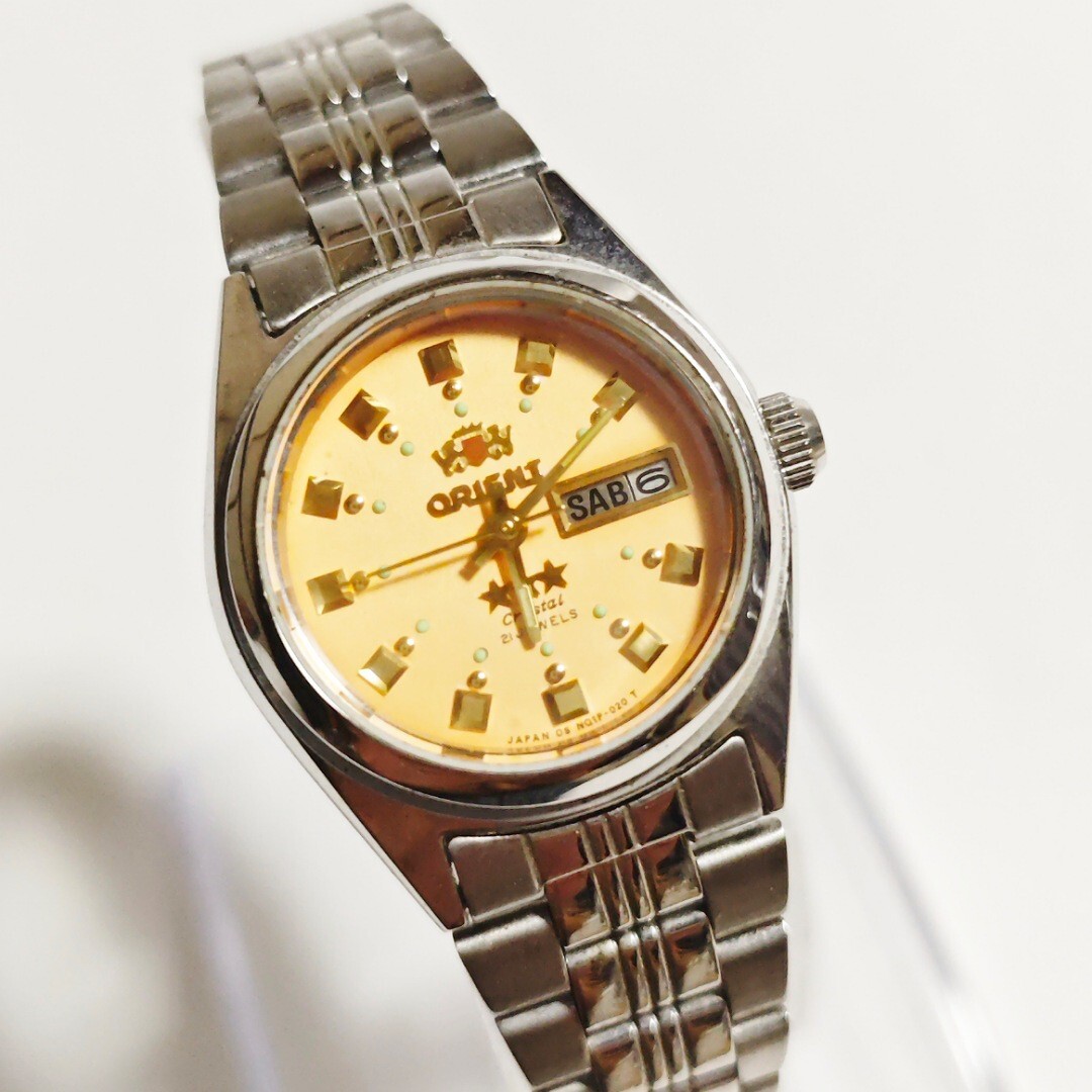 動作品 ORIENT automatic アンティーク レディース腕時計 稼働品 自動巻き 機械式 L308拍卖