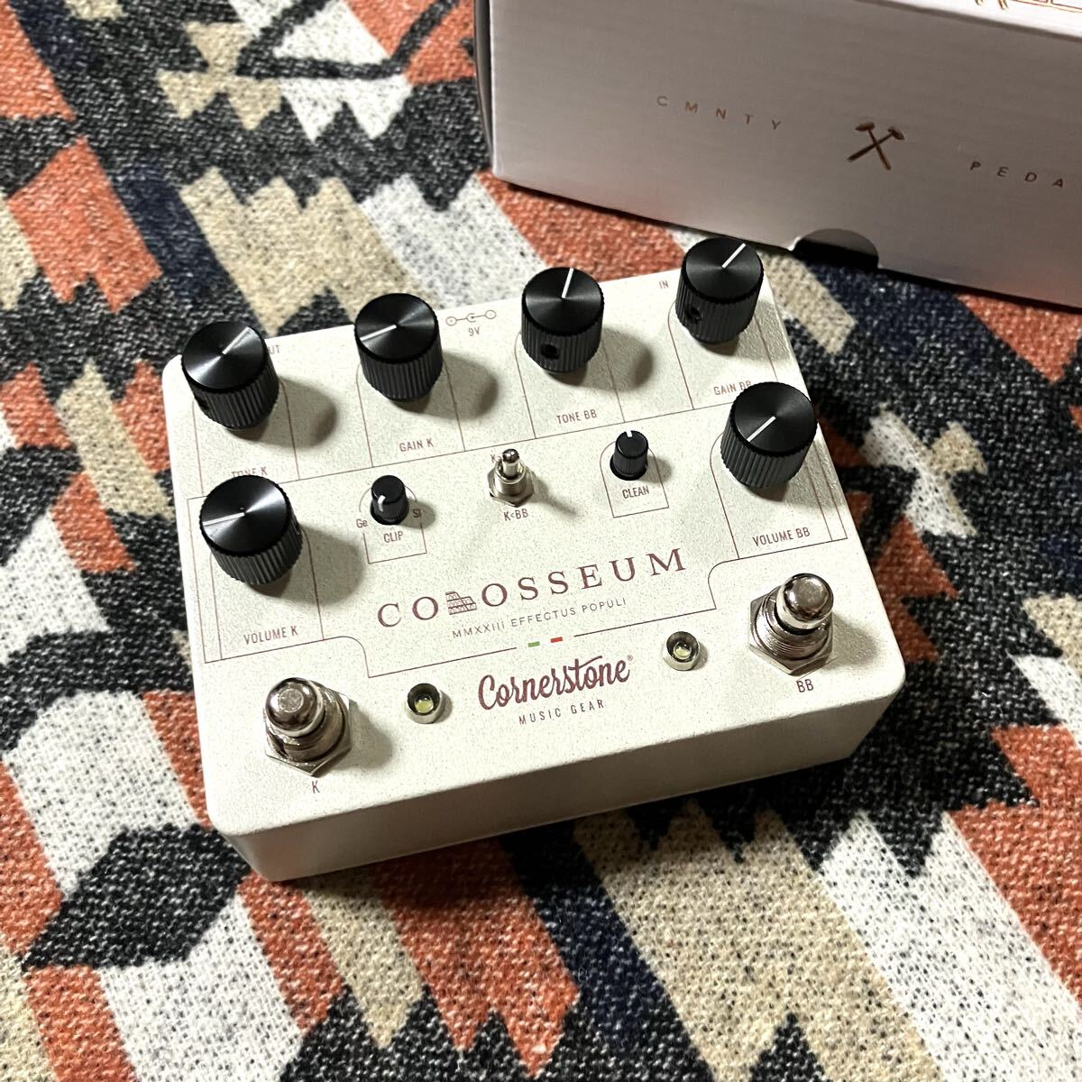Cornerstone COLOSSEUM エフェクター ブティックペダル 2in1ケンタ ブルースブレイカー 美品拍卖