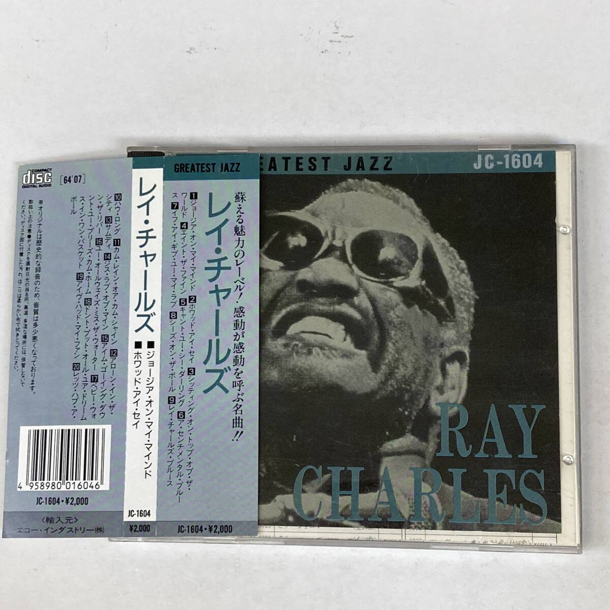 Jz217 CD *RAY CHARLES* GREATEST JAZZ 帯付拍卖