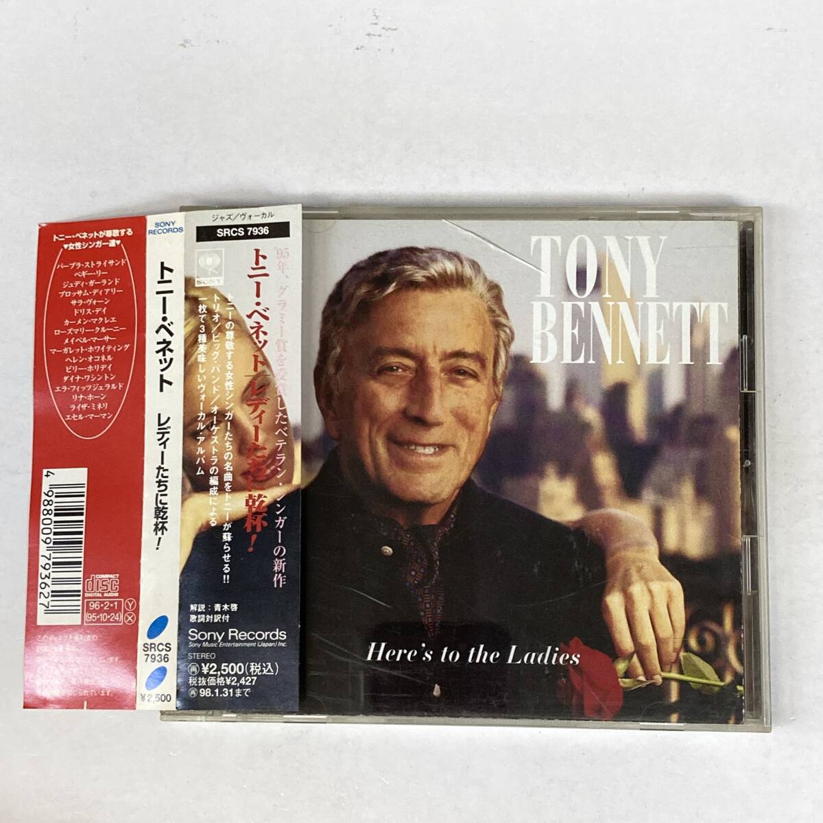 Jz432 CD *Tony Bennett* Here's To The Ladies 帯付*ケース割れあり拍卖