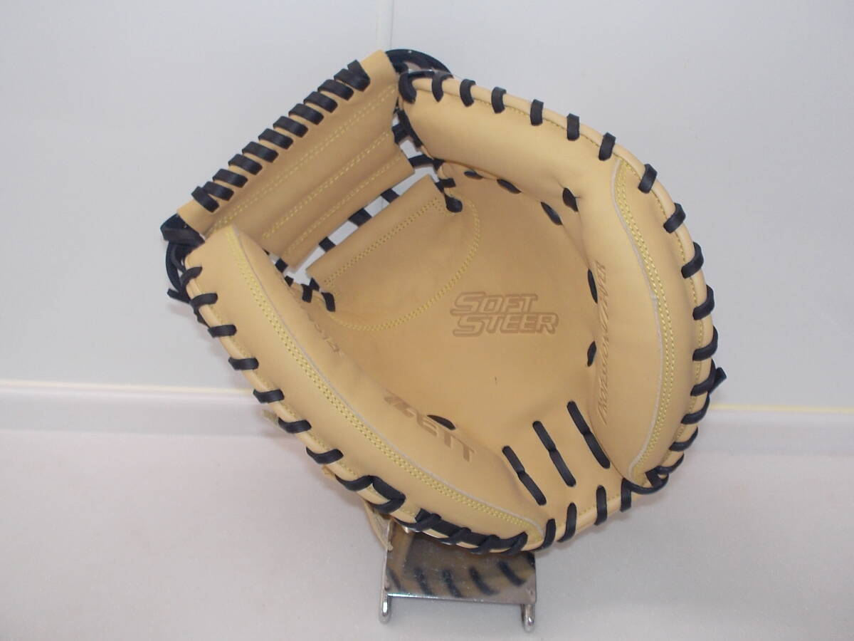 ゼット軟式少年キャッチミット BJCB74512F-3219 右投げ用 パステルブラウンxブラック 2025年08発売 新品拍卖