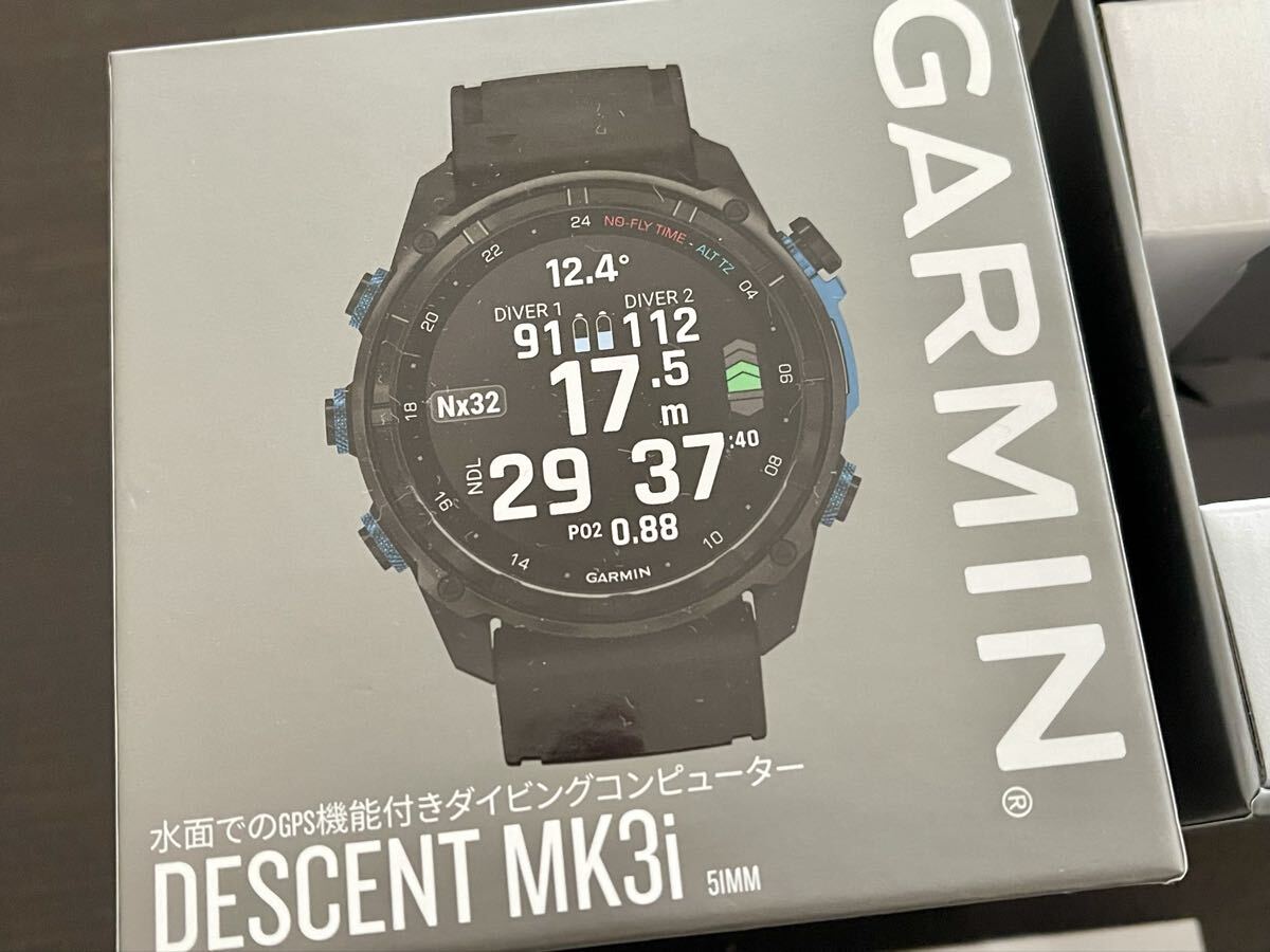 必見<新品正規品>ダイブコンピュータ Descent MK3i 51mm ガーミン GPS内蔵 充電式 Bluetooth スマホ連携 スマートウォッチ拍卖