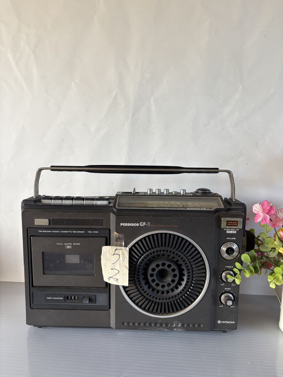 5/2 HITACHI /ラジカセ ラジオ /TRK-5160拍卖