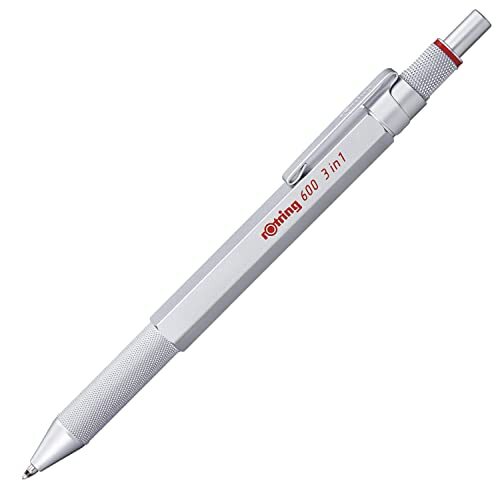 ロットリング(Rotring) マルチペン シルバー 600 3in1 2164109 rOtring シャーペン 高級筆記具 文房具 ドイツ製拍卖