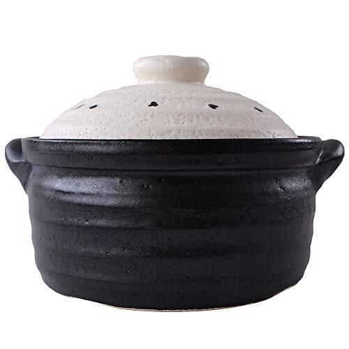 アンドエヌイー(&NE) 萬古焼 メタルIH炊飯鍋 ドットホワイト(2合炊) NMY-M8767拍卖