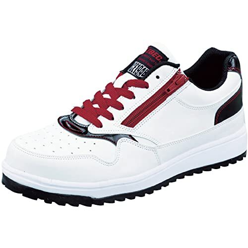 ジーベック 安全靴 作業靴 85118 セフティ シューズ 耐滑 軽量 ファスナー ホワイト 26.0cm拍卖