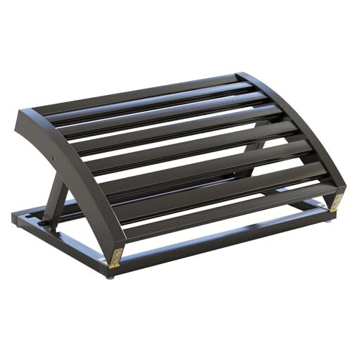 Focieulo フットレスト デスク下 高さ調整 オットマン 足置き台 折り畳み 三段階角度調節 机の下 足台 取扱簡単 テレワーク用 自宅拍卖