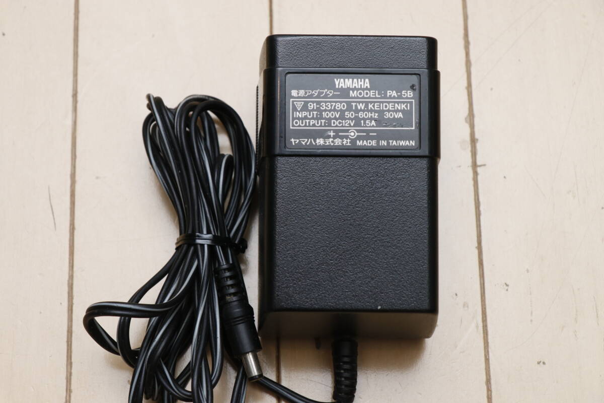 ヤマハ ACアダプター PA-5B PA5B センタープラス 12V 1.5A 電源アダプター 中古 動作確認済み 拍卖