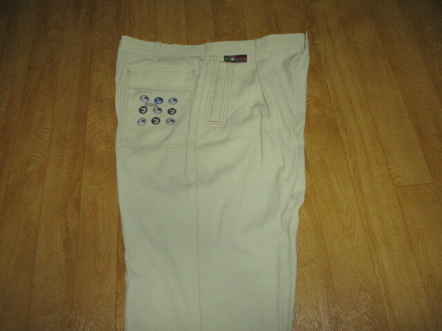 シナコバマリン お洒落ゴルフ SCG 刺繍ロゴ スラックス系パンツ サイズ88 極美中古拍卖