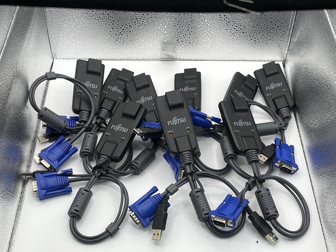 ●富士通 KVM- Adapter Cable-UCB (PY-CBKAU11) 9個セット拍卖