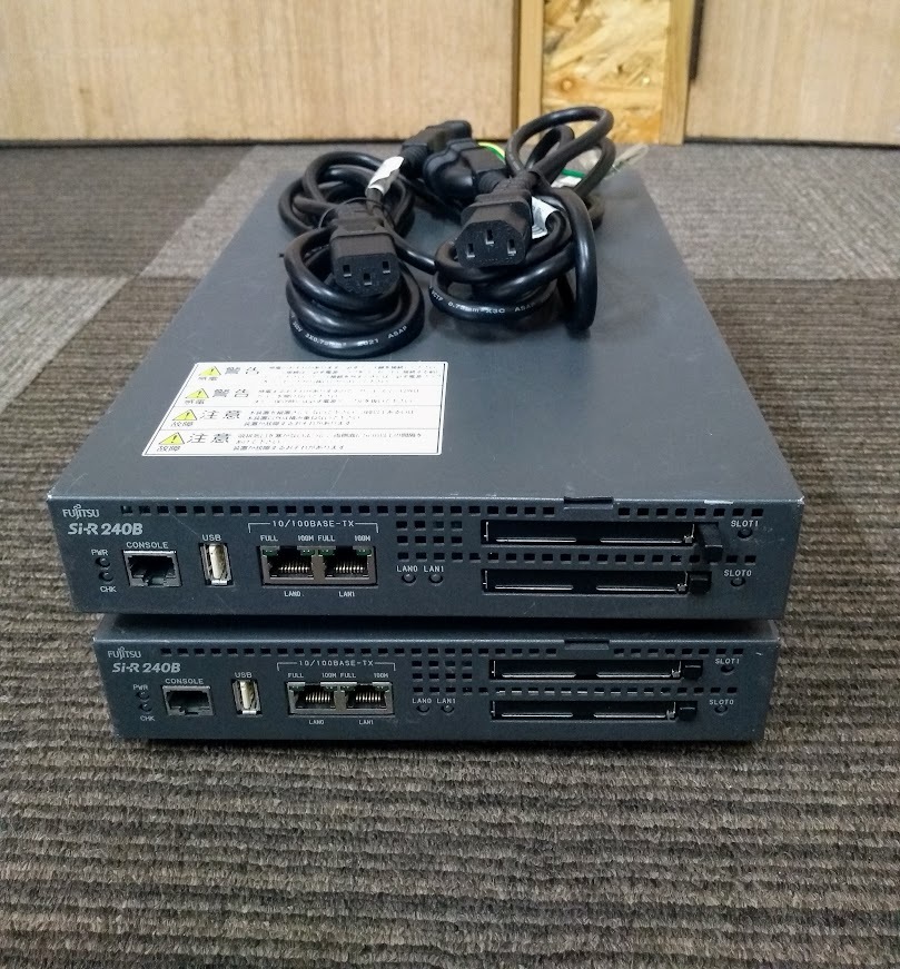 ●FUJITSU 富士通 si-R240B 通電のみ確認 2個セット拍卖