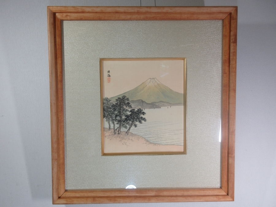 【真作保証】 高島北海 直筆 日本画家 コレクター放出品 (エミール・ガレ) 山口県 掛軸作品何点でも同梱可拍卖