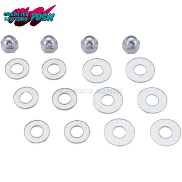 在庫あり CF POSH CFポッシュ 270017 リアショック用ナットセット ステンレスリアショック用ナットセット拍卖