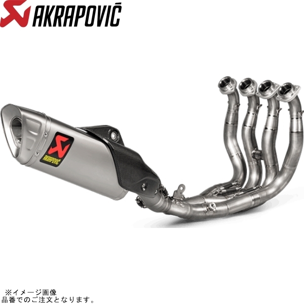 在庫あり AKRAPOVIC アクラポビッチ S-Y10E6-APLT エボリューションライン チタン レースKIT YZF-R1/M 15-23拍卖